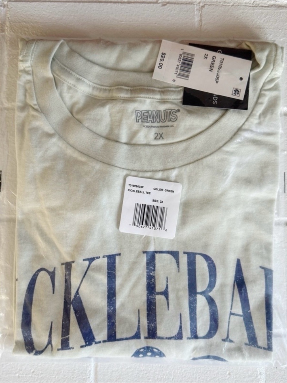 GRAYSON THREADS Snoopy Pickleball Champs Tee 2X - Juniors Plus - NWT - Picture 2 of 12